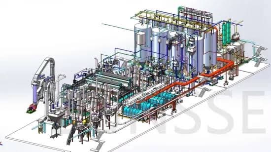 Complete Process Plant Layout
